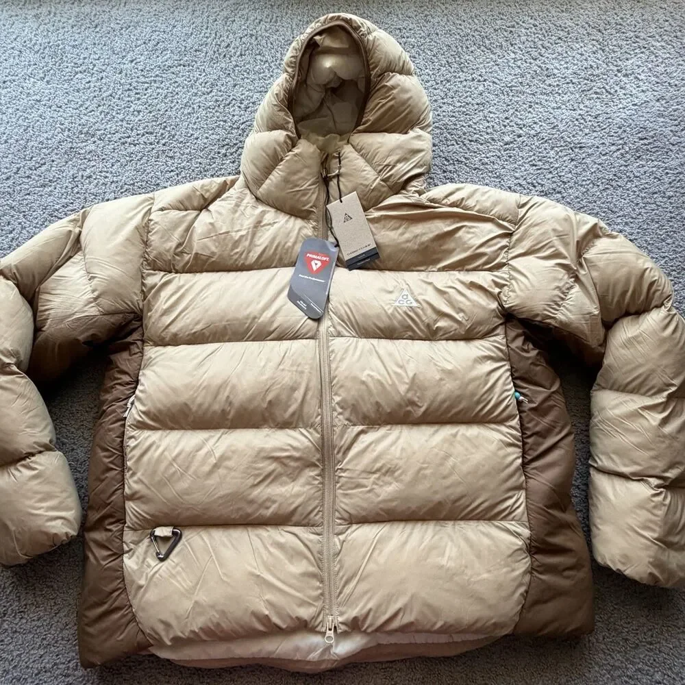 Nike ACG “Lunar Lake” Prima-Loft FV8909-297 Brown Beige Jacket Men Size XL NWT